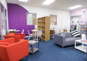 Leeds english language school common room