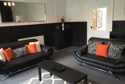 north grange road student accommodation sitting room