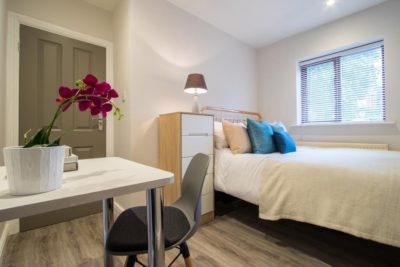 victoria court mews student accommodation bedroom