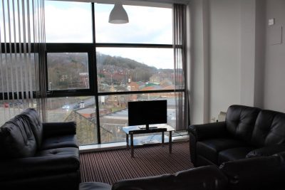 carr mills student accommodation shared living room