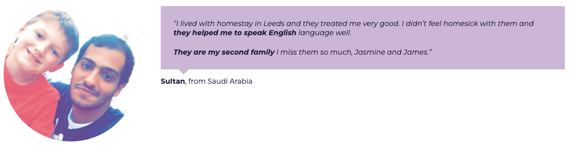 leeds homestay testimonial Sultan