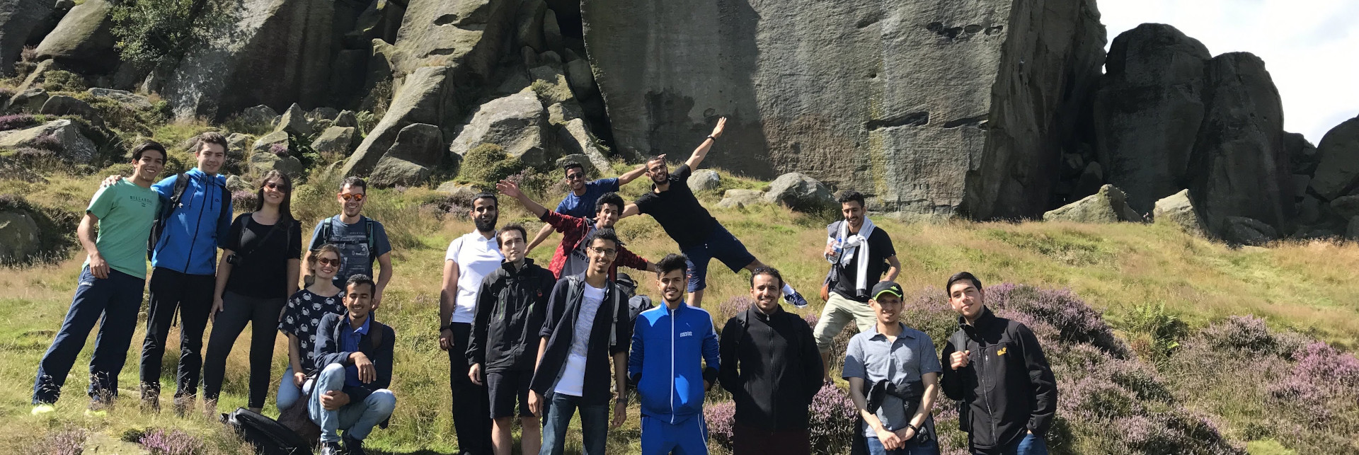 leeds english language school students on a trip to Ilkley