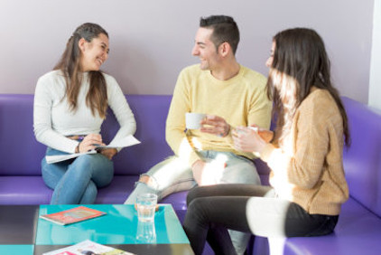 students in the kitchen